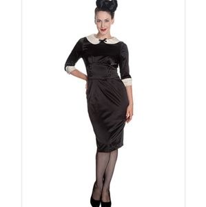 Hell Bunny Vixen Wednesday Addams Style Dress